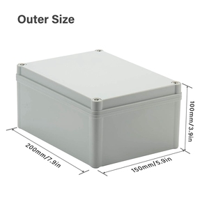Caja de empalme eléctrico a prueba de agua, caja Adaptable de PVC, explosión IP65, caja de empalme impermeable - Product Image 4