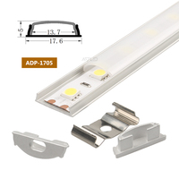 Bande d'éclairage LED 1m 2m lumière linéaire LED aluminium traitement de coupe personnalisé pour le profil de lumière LED de diffuseur de canal en aluminium