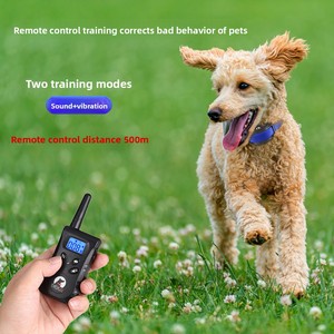 Dispositif professionnel de dressage de chien à distance, <span class=keywords><strong>portée</strong></span> de 1000 pieds, collier à choc et à vibration pour un entraînement comportemental efficace - Product Image 2