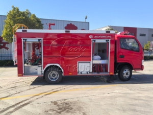 Promotion : Mini-camion de pompiers 3 tonnes, châssis DF, conduite à gauche/droite, réservoir d'eau d'urgence 3000L, véhicule de lutte contre l'incendie à vendre - Product Image 6