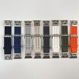Nouveau bracelet de montre en silicone étanche au design innovant pour Apple Watch Ultra 2 49mm, Series 10 11 46mm, bracelet de montre en silicone Mecha Charm - Product Image 6