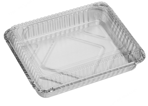 Laixin23x18x3.5cm กล่องอาหารกลางวันอลูมิเนียมฟอยล์ฟอยล์สำหรับ1L 4ส่วนภาชนะบรรจุกล่องอลูมิเนียมฟอยล์นำออกด้วยกระดาษแข็งฝา Rec23183i - Product Image 6