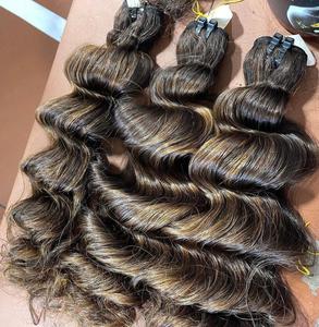 Vague profonde Bundle Trame Grande vente Été 2024 Extension de cheveux vietnamiens En Stock En gros Personnaliser Taille Prêt à expédier Genius Trame - Product Image 2