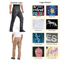 Pantalon Cargo de haute qualité, design personnalisé, tactique d'extérieur, multi-poches, pantalon à cordon, vêtements de sport en toile avec poches