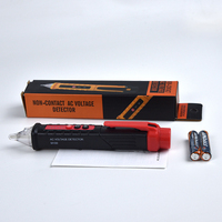 Detector de voltaje de CA de 12-1000V de fábrica, alarma de luz y sonido multifuncional sin contacto, pluma de prueba de detección de voltaje inteligente