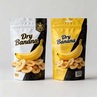 Op maat gemaakte digitaal bedrukte vochtbestendige, food grade zakjes met ritssluiting voor bananenchips van plastic.