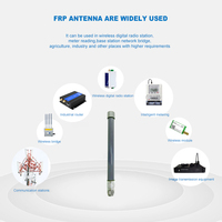 Antenne cellulaire extérieure omnidirectionnelle étanche en fibre de verre à polarisation verticale 2,4 G avec gain de 8 dB, fournie directement par l'usine