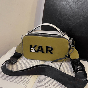 Fashion Lady Pu Zipper Women's <b>Rainbow</b> Splicing Seam Eagle Head Chain Single Shoulder Crossbody <b>Bag</b> - Product Image 5