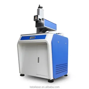 Lazer mesin penanda laser Mini portabel, penanda laser pengukir UV plastik/karet Logo cetak laser