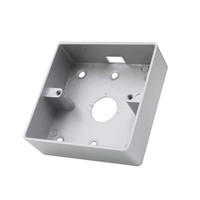 86MM x 86mm x 42mm alliage de zinc montage en surface givré contrôle d'accès bouton de sortie interrupteur boîte de gang
