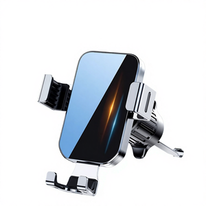 Supporto per Telefono <span class=keywords><strong>Auto</strong></span> in Lega di Alluminio con Specchio e Gravità, Multifunzione per Presa d'Aria, Vendita Transfrontaliera - Product Image 1