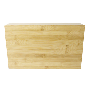 Bán buôn Stackable lớn tre tự nhiên hộp lưu trữ bin tổ chức với xử lý - Product Image 6