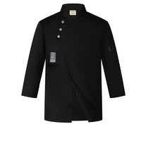 Polyester coton Restaurant cuisine restauration cuisinier veste hôtel serveur serveuse café uniformes cuisine Chef vêtements de travail chemise