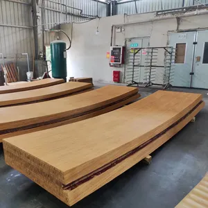 natural building and construction beam bamboo materials strong beam house building curved structure beam