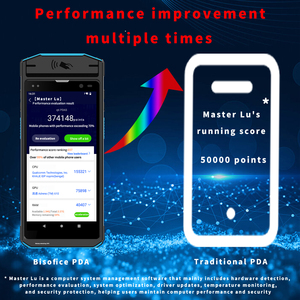 Honeywell 2D pemindai kode batang genggam Terminal <span class=keywords><strong>Data</strong></span> ponsel, pemindai kode batang Android 13 Wifi Bluetooth pembaca NFC - Product Image 2
