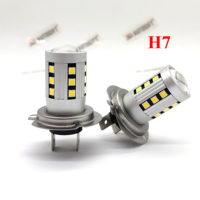 Système d'éclairage LED de voiture automatique 3030 24SMD H4 H7 H11 P13W 9005 HB4 12V-24V blanc DRL conduite antibrouillard phare voiture Led antibrouillard