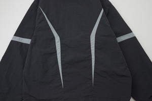 Giacca Balen Ciaga da Uomo con Blocchi di Colore e Strisce Riflettenti, con Cappuccio, Antivento, Vestibilità Ampia, Leggera, Casual, Streetwear - Product Image 4