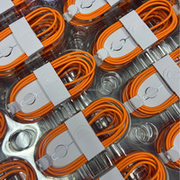 Nuevo Cable de Carga Rápida USB Tipo-C PD de 3 Pies y 60 W, Trenzado de Nailon Naranja, Conductor de Cobre Puro para iPhone, Computadora, Escáner, Cámara