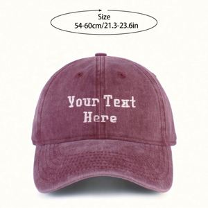 Casquette de baseball rétro personnalisée délavée, sportive, en coton doux et ajustable, unisexe, protection solaire, pour extérieur, cadeau d'Halloween et de Noël, Dobby - Product Image 2