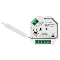 Interrupteur mural Sunricher Matter Thread + ZigBee double technologie 16A, contrôle à distance par application Touchlink, éclairage LED à commande cinétique Green Power
