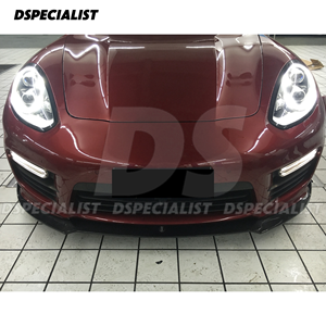 ลิ้นกันชนหน้าคาร์บอนไฟเบอร์สไตล์ Dspecialist สำหรับรถปอร์เช่ พานาเมร่า 970 เทอร์โบ เอส จีทีเอส แฮทช์แบ็ค 4 ประตู ปี 2014-16 - Product Image 2