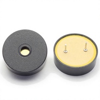 Buzzer piézoélectrique externe 22 mm 4 kHz 30 Vp-p 90 dB 5 mA Noir ABS Pas de broche 10 mm Alarme Minuterie Contrôle industriel