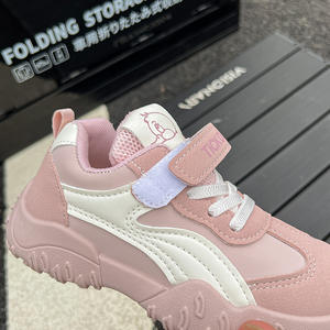 Zapatos Infantiles Despair Forrest Gump Primavera 2025, Nuevas Zapatillas Ligeras para Niñas con Suela Suave Antideslizante, Cierre de Velcro para Niños, a la Moda - Product Image 4