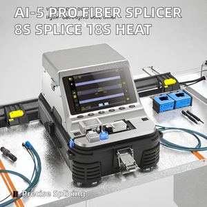 เครื่องเชื่อมใยแก้วนำแสง Core Alignment AI-5 Pro แบบหกมอเตอร์ ความแม่นยำสูง 8 วินาทีเชื่อมต่อ 18 วินาทีให้ความร้อน อัตโนมัติ GPRS FTTH 5G HI - Product Image 2