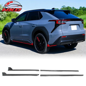 Faldones Laterales Estilo ST para Subaru Solterra 2023-2026, Impresión de Fibra de Carbono - Product Image 1