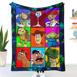 Wholesale Soft Cozy Warm Blanket Cartoon Cute character <strong>Anime</strong> Kids Baby Plush Throws Polyester Travel Sofa <strong>Bed</strong> werable Blankets - Product Image 3