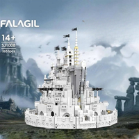 SJ1008 Nuevo Juego de Construcción Creativo Expert White City, Bloques de Construcción Modulares para Arquitectura Cinematográfica, Juguetes de Ensamblaje para Adultos