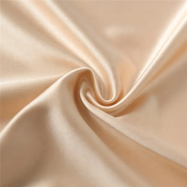satin fabric roll 100% polyester woevn satin fabric price per meter