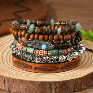 Châu Âu Và Mỹ Của Phụ Nữ Bolo Tie Cá Nhân Lớp Bohemian Phong Cách Vòng Đeo Tay Đồ Trang Sức Nhà Sản Xuất - Product Image 1