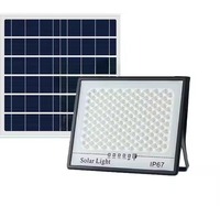 Système d'éclairage solaire LED automatique étanche IP67 50W-500W, certification CE UE, blanc chaud 2700K, 12-16 heures d'éclairage, 72lm