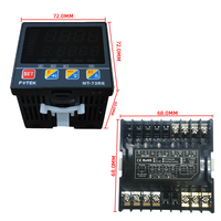 FOTEK NT-72RE relais sortie contour 72*72*60 contrôleur de température PID flou auto-adaptatif