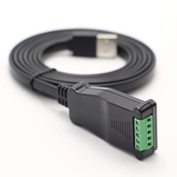 Câble convertisseur de port série Full-Duplex USB 3.0/3.2 RS232 RS422 RS485, conducteur en cuivre pur, blindage en feuille de PVC, certifié CE/FCC