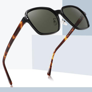 Lunettes de soleil de style européen et américain, monture carrée, protection UV400, monture TR90, verres TAC, unisexe, mode, voyage, conduite - Product Image 4