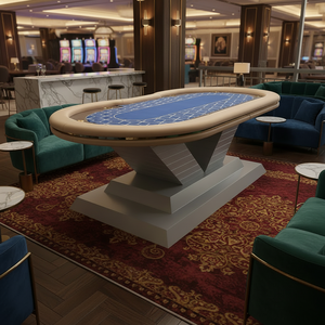 <span class=keywords><strong>Table</strong></span> <span class=keywords><strong>de</strong></span> <span class=keywords><strong>poker</strong></span> Texas <span class=keywords><strong>de</strong></span> luxe - <span class=keywords><strong>Table</strong></span> <span class=keywords><strong>de</strong></span> <span class=keywords><strong>poker</strong></span> en bois personnalisée avec éclairage LED pour 10 joueurs Pokertisch Pokertafel - Product Image 5