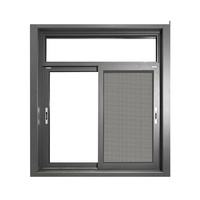 Ventanas Corredizas de Aluminio con Doble Acristalamiento Insonorizadas de Diseño Moderno con Mosquitera