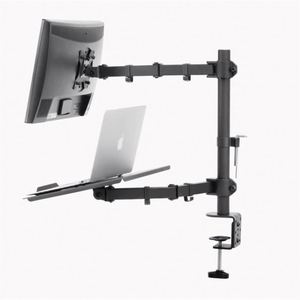 Fully Adjustable Single Laptop Monitor <b>Desk</b> Mount Stand Supports 13-32 Inch <b>Computer</b> Screen 22lbs Maximum 90 Degrees New Product - Product Image 6