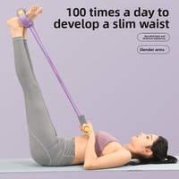 Pédale d'exercice, appareil de traction pour les pieds, assistant de sit-up, balle de massage pour affiner la taille et réduire le ventre