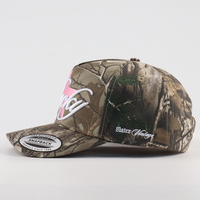 Gorra de Béisbol Deportiva Clásica de Alta Calidad Personalizada con Estampado de Leopardo y Logotipo Bordado, Gorra Oxford de 5 Paneles con Cierre a Presión