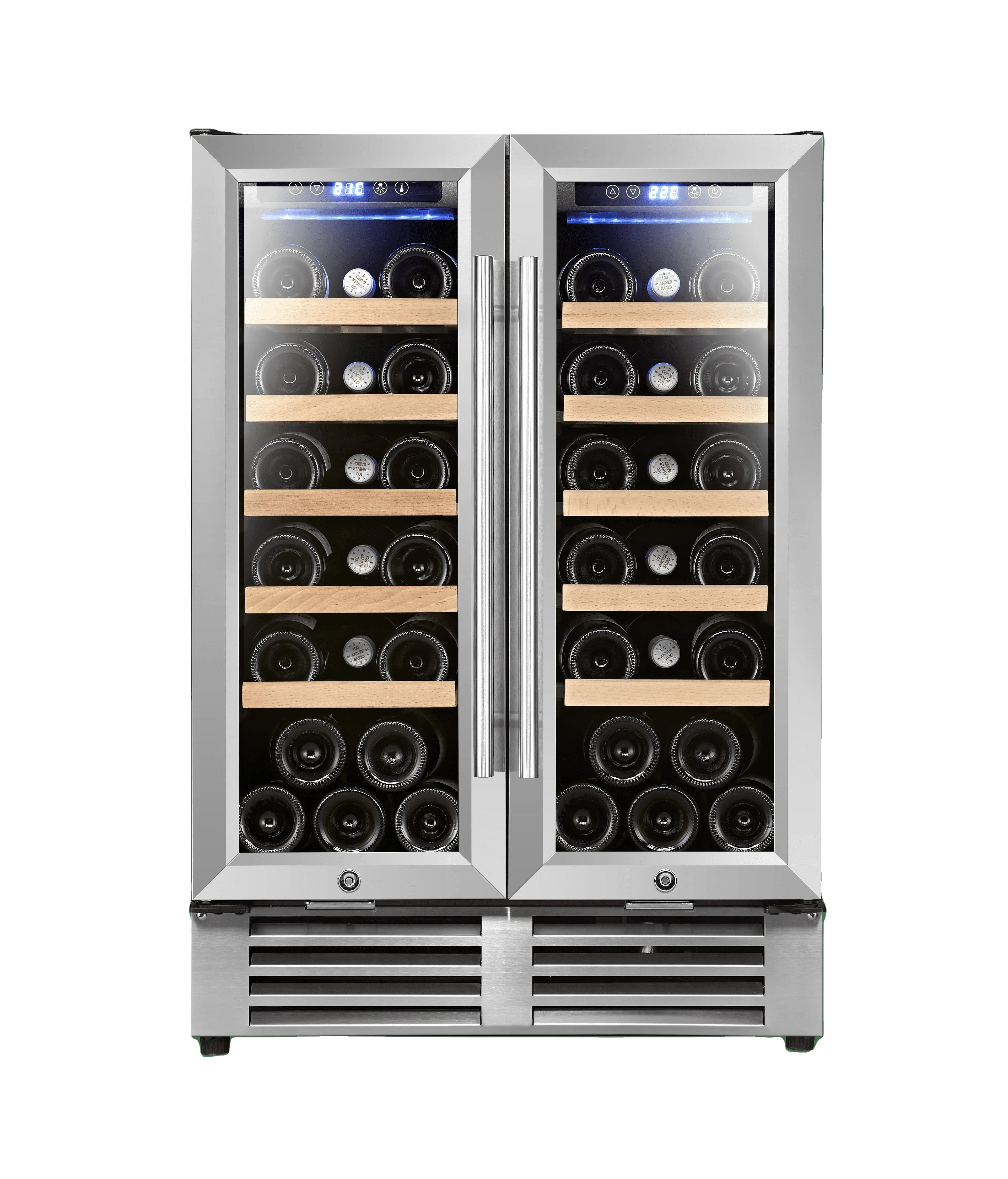 Özel şarap içmek için soğutucu içecek soğutucu 120L ekran elektrikli buzdolabı soğutucu otel