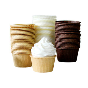 Biodegradable Disposable Cups Small Baking Paper Souffle Portion Cup for Parties and Camping Container