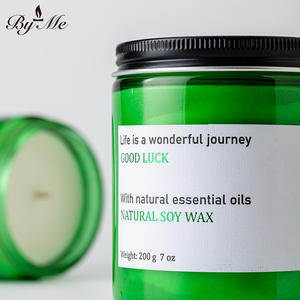 BYME Candela Artigianale Fai-da-te in Cera di Soia Vegetale Senza Fumo, a Forma di Tazza, Verde, per Decorazione Creativa della Camera da Letto, Personalizzabile, Senza Profumo - Product Image 3