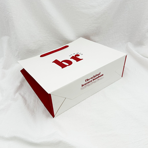 Sacs à provisions en papier bon marché imprimés personnalisés avec poignées <span class=keywords><strong>pour</strong></span> chaussures ou cadeaux sac en papier chaussures - Product Image 5