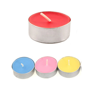 Grosir lilin Beeswax alami buatan tangan Multi warna bulat beraroma lilin cahaya teh Mini - Product Image 2