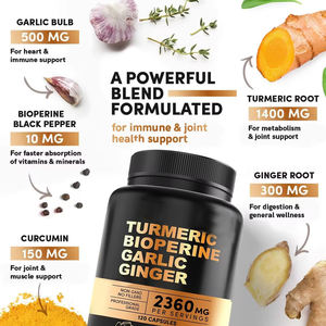 VitaHall Zerdeçal Kurkumin Kapsülleri 3500mg Orta Yaşlı ve Yaşlılar İçin Geliştirilmiş Kemik Yoğunluğu Sağlık Takviyesi Günlük 3 Kapsül - Product Image 5