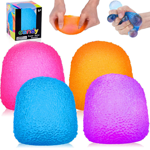 NeeDohd Style Unisex Stress Balls-Gumdrop Squishy Stress for Adults Plastic/Silicone/TPE Material Super Solid Squeeze Ball - Product Image 1