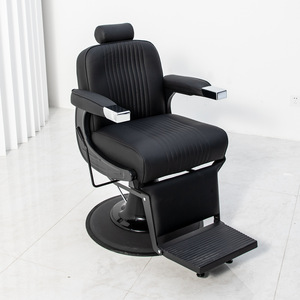 Chaise de salon en cuir synthétique haut de gamme, durable et multifonctionnelle pour la coupe de cheveux, le rasage, les soins capillaires, la beauté et les soins personnels - Product Image 2